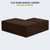 Flat Sawn Roasted Chestnut Corner Mantel