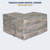 Tobacco Barn Weathered Grey Corner Mantel