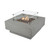 Manhattan 36” Concrete Fire Table - Light Gray