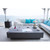 Metropolis 56” Concrete Fire Table - Light Gray