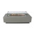 Granville 60” Concrete Fire Table - Light Gray