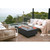 Granville 60” Concrete Fire Table - Dark Gray
