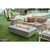 Hampton 56” Concrete Fire Table - Light Gray