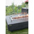 Hampton 56” Concrete Fire Table - Dark Gray