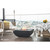 Aurora 34” Concrete Fire Table - Dark Gray
