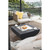 Aurora 34” Concrete Fire Table - Dark Gray