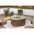 Manchester 42” Concrete Fire Table - Red Wood