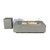 Meteora 56” Sandstone Fire Table - Space Gray