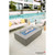 Meteora 56” Sandstone Fire Table - Space Gray