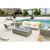 Meteora 56” Sandstone Fire Table - Space Gray