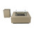 Uluru 40” Sandstone Fire Table - Sunlight Yellow