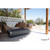 Positano 60” Sandstone Fire Table - Dark Gray