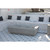 Riviera 60” Sandstone Fire Table - Light Gray