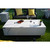 Carrara 60” Marble Porcelain Fire Table - Bianco White
