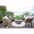 Roca 34” Concrete Fire Table - Light Gray