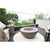 Roca 34” Concrete Fire Table - Light Gray