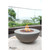 Roca 34” Concrete Fire Table - Light Gray