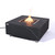 Sofia 40” Marble Porcelain Fire Table - Bulgaria Black