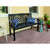 Black Fretwork Bench