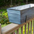 Large Blue Flower Box- 2x6 Railing Brackets