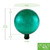 10" Gazing Globe, Emerald Green