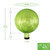 10" Gazing Globe, Fern Green