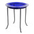 14" Crackle Glass Bowl - Cobalt Blue