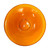 14" Crackle Glass Bowl - Mandarin