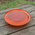 14" Crackle Glass Bowl - Mandarin