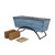 Bloom Box Garden Growing Kit, Medium Blue with Odette Stand