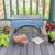 Bloom Box Garden Growing Kit, Medium Blue with Odette Stand