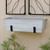 Medium White Flower Box- Wall Brackets