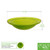 12" Crackle Glass Bowl - Fern Green