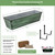Bloom Box Garden Growing Kit, Small Green with Wall Brackets,