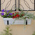 Bloom Box Garden Growing Kit, Small White with Wall Brackets,