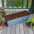 Bloom Box Garden Growing Kit, Medium Blue with Wall Brackets,