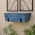 Medium Blue Flower Box- Wall Brackets
