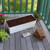 Bloom Box Garden Growing Kit, Medium White with Wall Brackets,