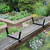 Bloom Box Garden Growing Kit, Small Blue with Brackets for 2 x 6 Railings