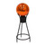 6" Mandarin Crackle Glass Gazing Globe with Stand