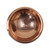 Hammered Copper Bowl w/Rim, Non-threaded