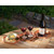9" Hexagonal Copper Tray, pack of 3