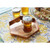 9" Hexagonal Copper Tray, pack of 3
