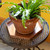 9" Hexagonal Copper Tray, pack of 3