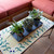 Medium Blue Flower Box Tray, pack of 2