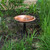 Hammered Solid Copper Birdbath- Tripod Stand