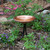 Hammered Solid Copper Birdbath- Tripod Stand