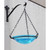 12" Teal Hanging Birdbath