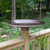 23" Hammered Copper Birdbath for 4x4 Post