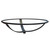 12" Cobalt Blue Crackle Birdbath- Rail Mount Bracket
